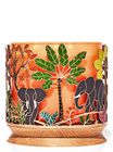 Elephant Scene 3-Wick Candle Holder image number null