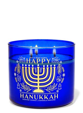 Happy Hanukkah 3-Wick Candle 3-Wick Candle