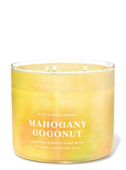 Mahogany Coconut 3-Wick Candle image number null