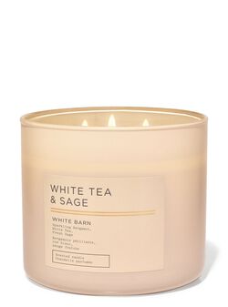 White Tea & Sage 3-Wick Candle