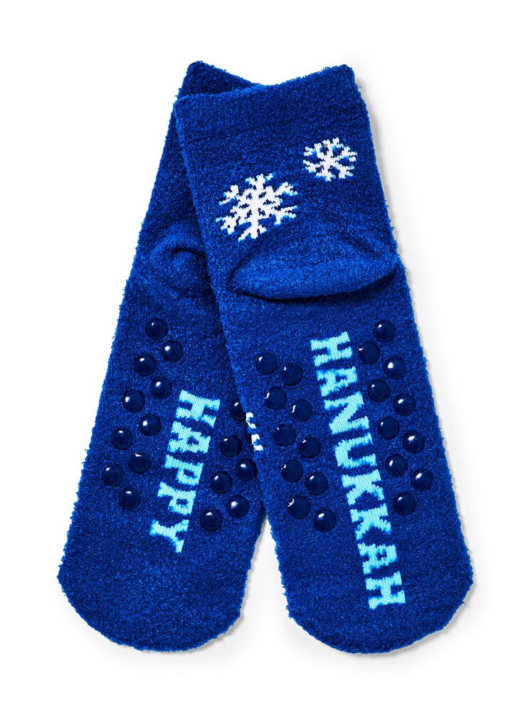Happy Hanukkah Shea-Infused Lounge Socks Shea-Infused Lounge Socks