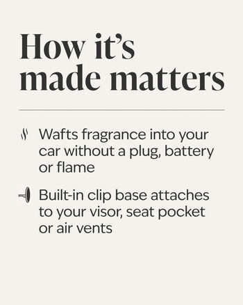 Black Glitter Vent Clip Car Fragrance Holder