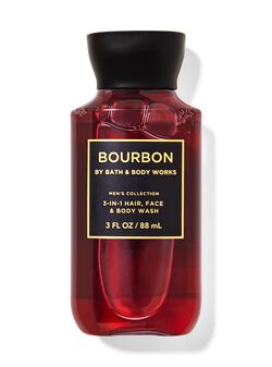 Bourbon Travel Size 3-in-1 Hair, Face & Body Wash image number null