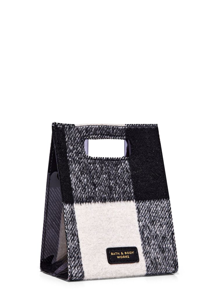 Black & White Plaid Mini Gift Bag Mini Gift Bag