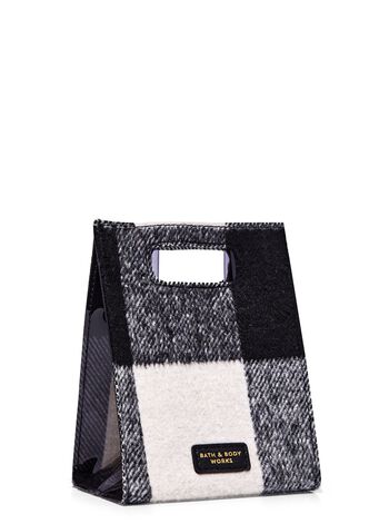 Black & White Plaid Mini Gift Bag Mini Gift Bag