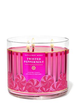 Twisted Peppermint 3-Wick Candle image number null