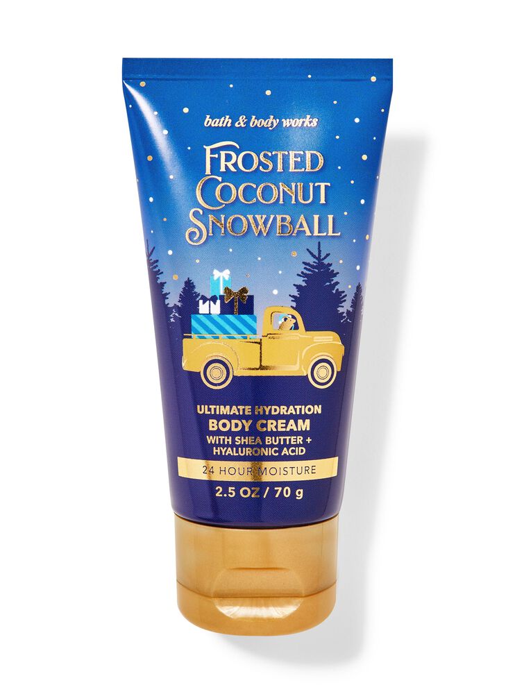 Frosted Coconut Snowball Travel Size Body Cream Travel Size Body Cream