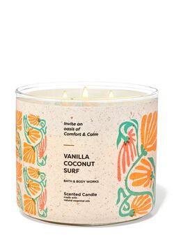 Vanilla Coconut Surf 3-Wick Candle