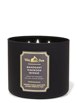 Mahogany Teakwood Intense 3-Wick Candle image number null
