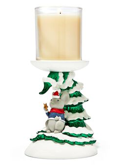 Mouse Tree Single Wick Candle Holder