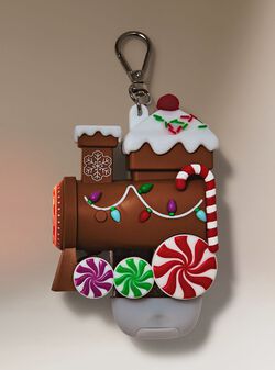 Light-up and Sound-making Gingerbread Train PocketBac Holder