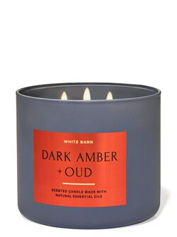 Dark Amber Oud 3-Wick Candle