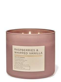 Raspberries & Whipped Vanilla 3-Wick Candle