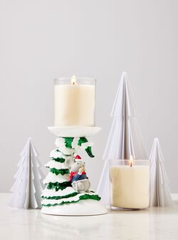 Mouse Tree Single Wick Candle Holder